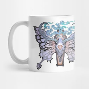 Deer Skull with Butterfly Wings Mug